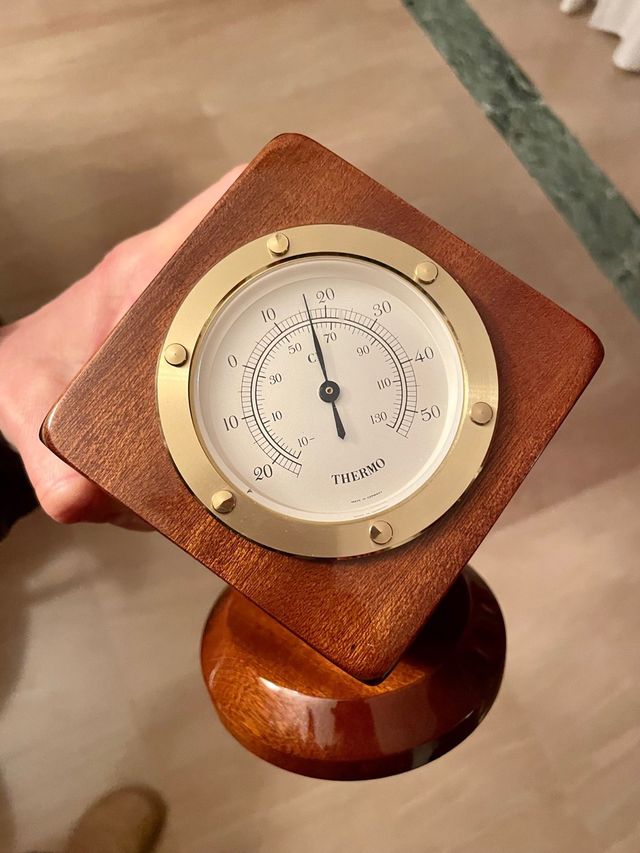 Reloj/termometro/barometro aleman