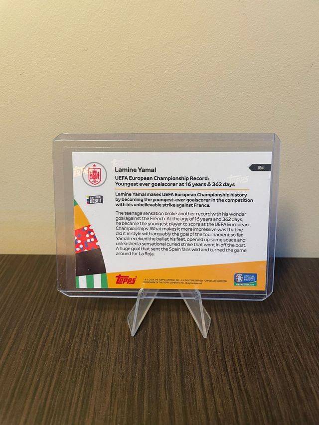 Lamine Yamal España Euro 2024 Topps Now 054