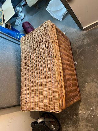 Baul de mimbre grande