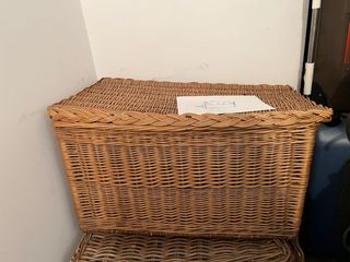 Baul de mimbre grande