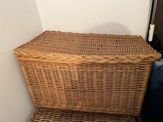 Baul de mimbre grande