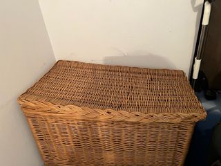 Baul de mimbre grande