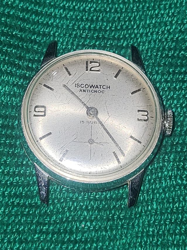 Reloj iscowach antichoc 15 rubies vintage