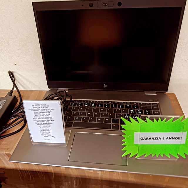 HP ZBOOK STUDIO G5 32GB SSD 512GB i7-9850H