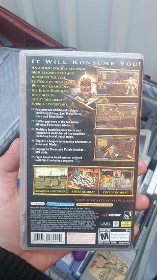 Mortal Kombat unchained psp GH