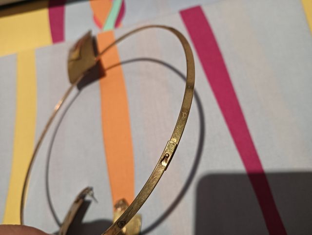 Conjunto bisutería dorado