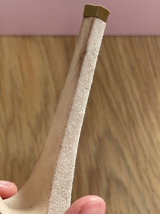 Zapato destalonado piel con tachuelas