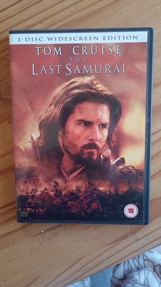 DVD The last samurai. Inglés y alemán