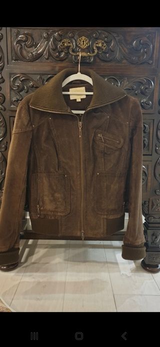 Cazadora estilo aviador mujer