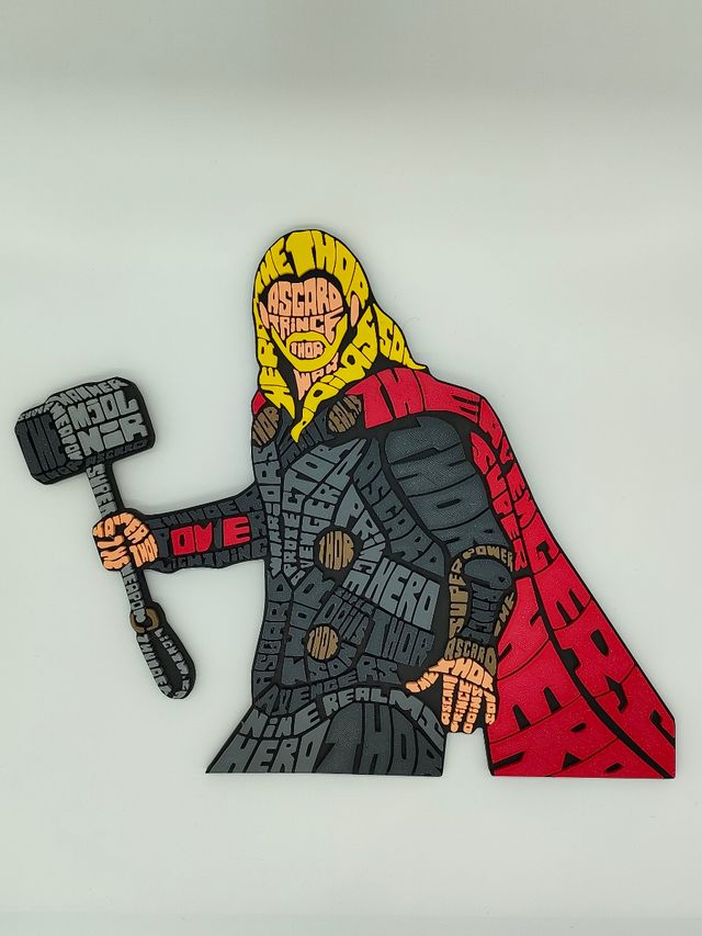Thor - Caligrama 3D