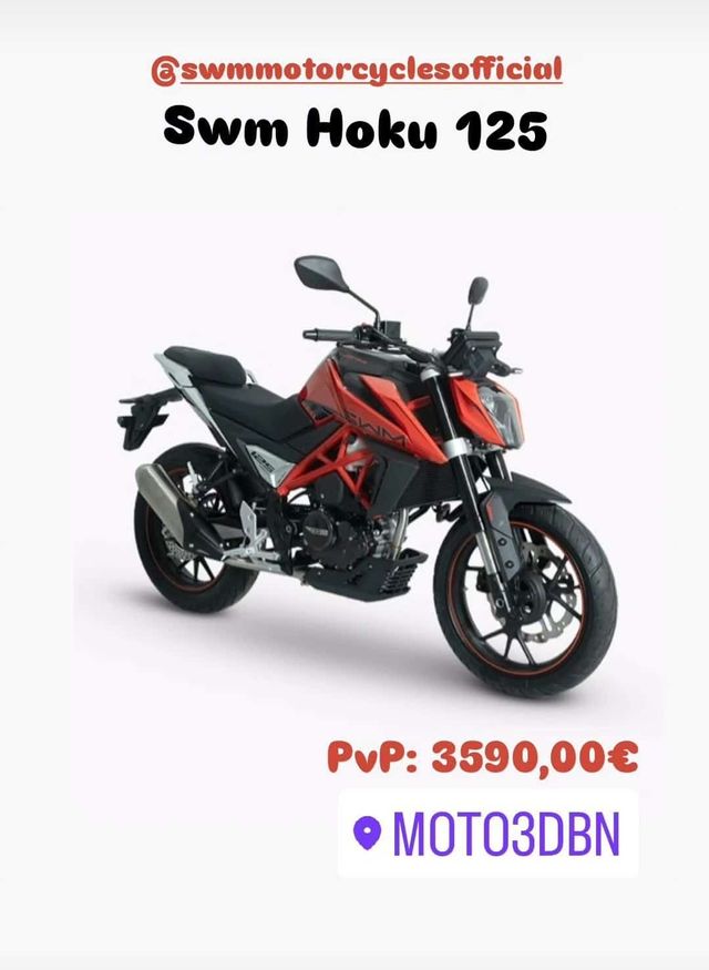 SWM HOKU 125CC ABS OFERTA