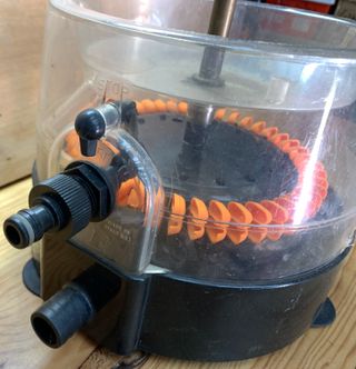 Lavabotellas hidráulico rotativo