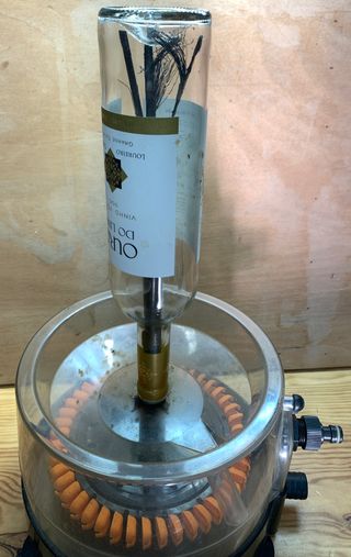 Lavabotellas hidráulico rotativo