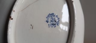 Fuente de loza San Claudio + sopera