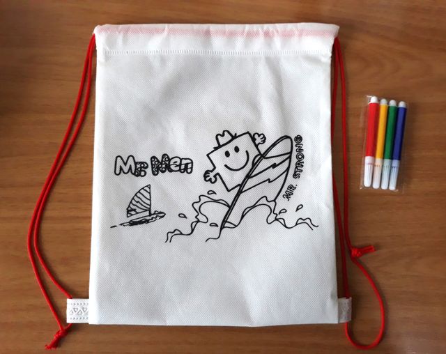 Mochila infantil para pintar