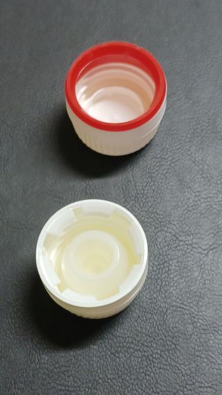 Botellas de vidrio ámbar de 60ml.