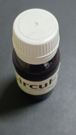 Botellas de vidrio ámbar de 60ml.