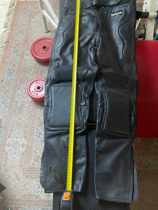 Pantalon cuero moto