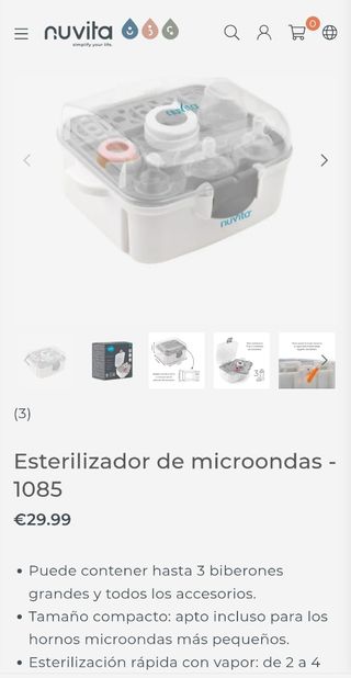 Esterilizador de biberones