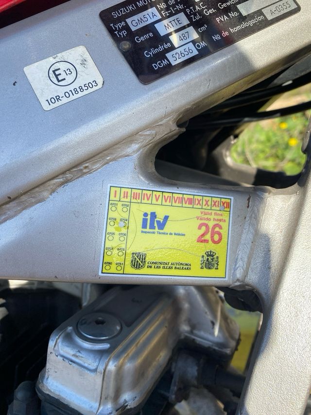 Suzuki GS500 carné A2