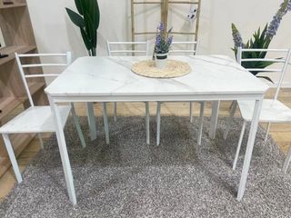 OFERTA EXCLUSIVA DE MESA Y 4 SILLAS COCINA COMEDOR
