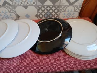 Platos porcelana cocina.