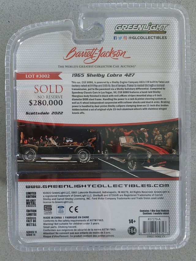 Shelby Cobra Greenlight