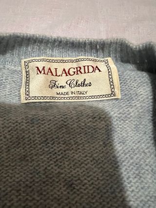 Maglione smanicato Malagrida invernale 60% lana