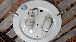 Plafoniera a soffitto color verde