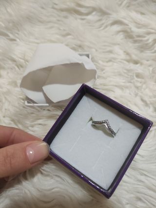 Anillo naiomy sulver talla 13 17mm