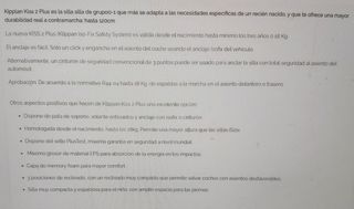 Silla niño coche Klipplan Kiss 2 Plus