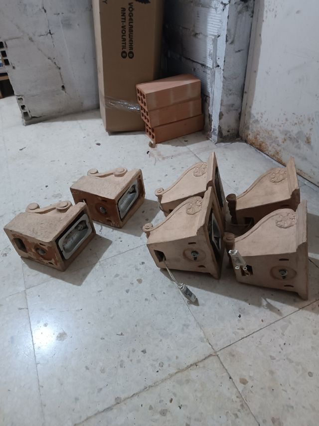 Lamparas rusticas de cerámica