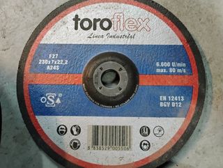 Discos abrasivos para desvaste