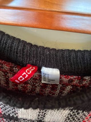 Jersey de lana cuadros