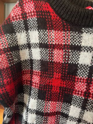 Jersey de lana cuadros