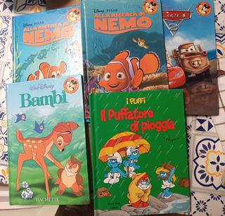 Libro libri disney vintage lotto 5 pezz