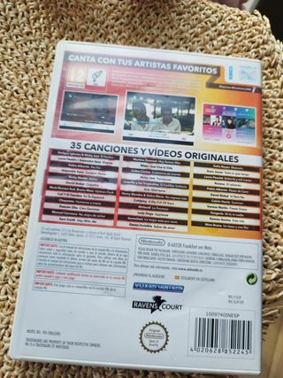 Juego  wii Nintendo Lets Sing 8