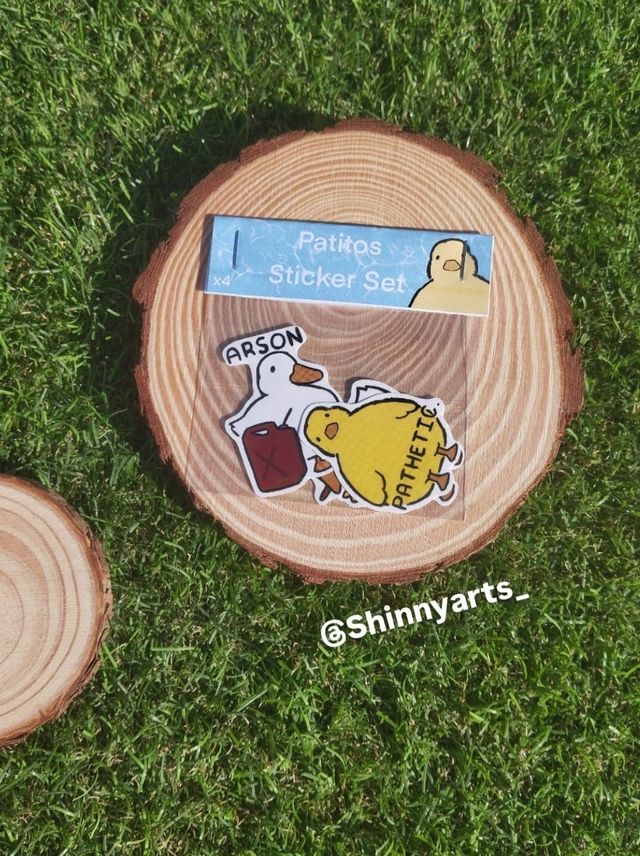 Set Patitos Stickers