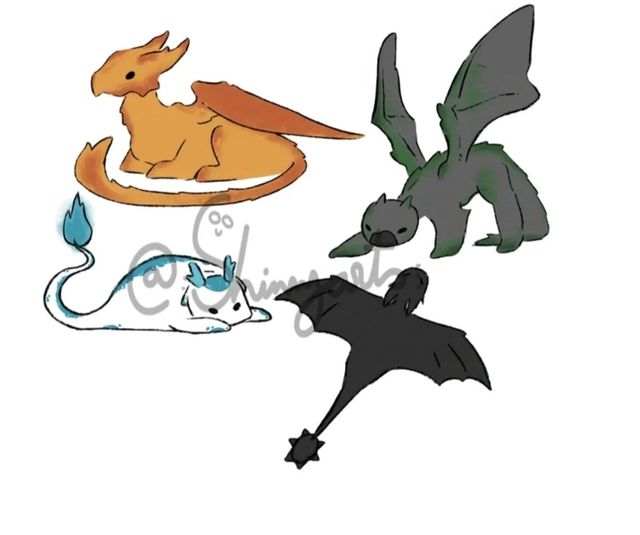 Set Dragones Stickers