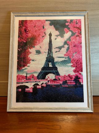 Quadro con cornice Torre Eiffel 40x50