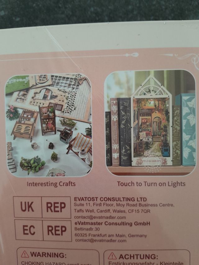 Kit angolo libri, decorazione per libreria