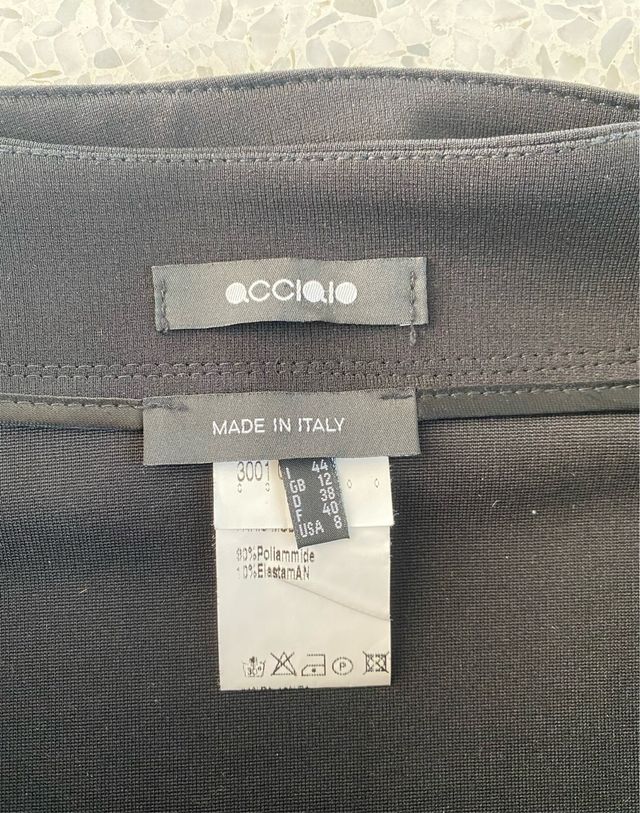 Gonna a tubino Acciaio