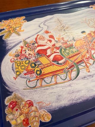 Vassoio vintage in metallo