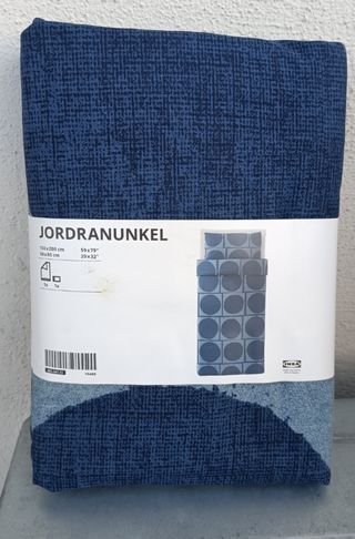 Copripiumino singolo Ikea blu nuovo