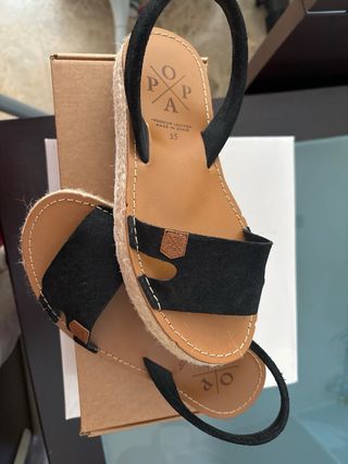 Sandalias negras 