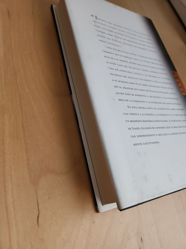 Libro Inés del Alma Mía de Isabel Allend