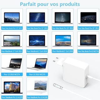 Cargador 60W L-Tip Compatible Mac Book Air