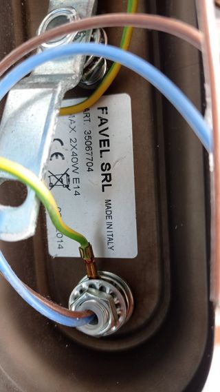 Faretto decorativo 2 luci Farm marrone E14 40W