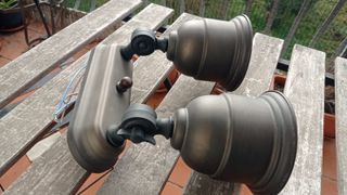 Faretto decorativo 2 luci Farm marrone E14 40W