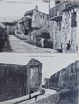 Fuenterrabía. Calles de la muralla.